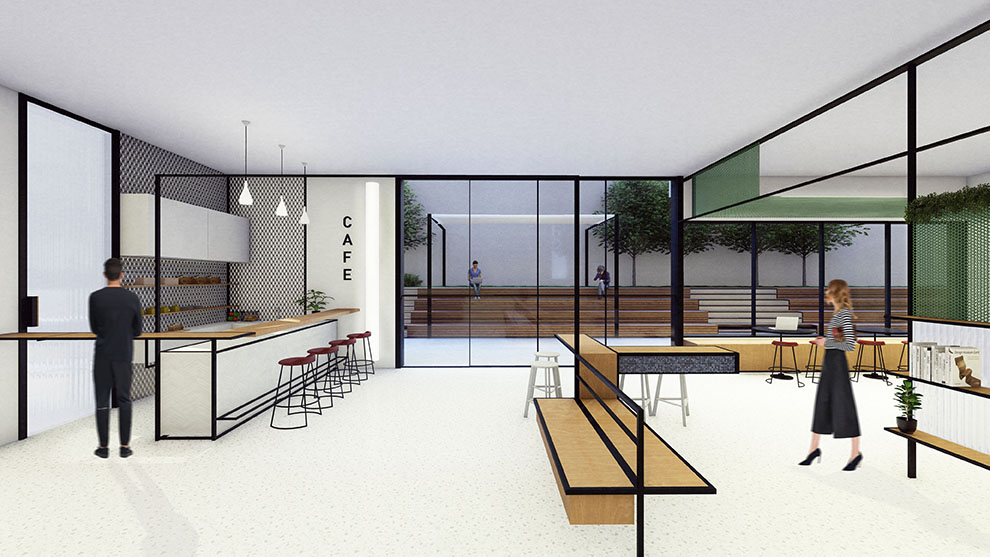 03 ניצן כניסה לבית קפה