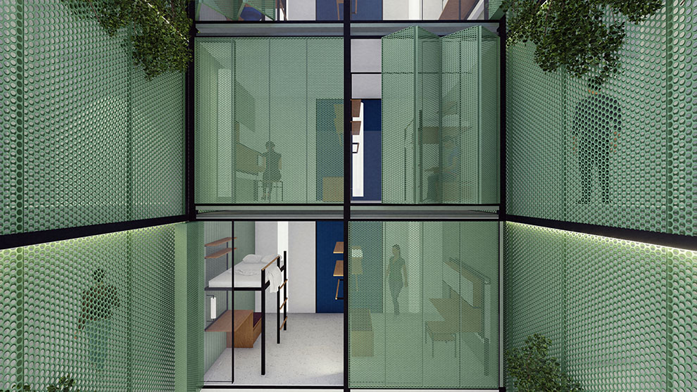 08 ניצן חזית חדרים