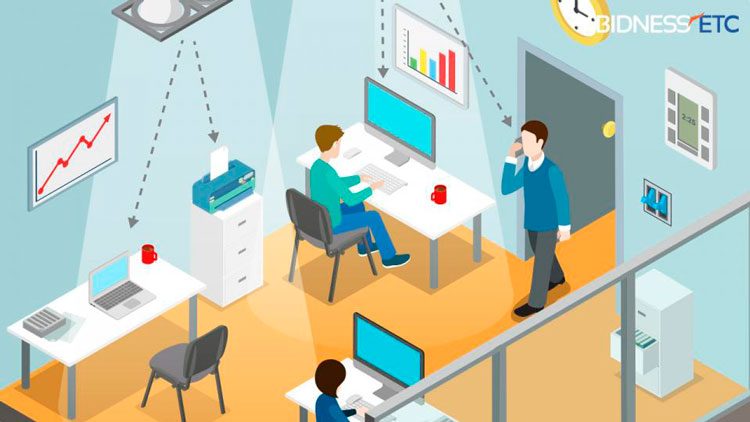 תרשים סכמתי להדגמת טכנולוגיית Li Fi [1] 