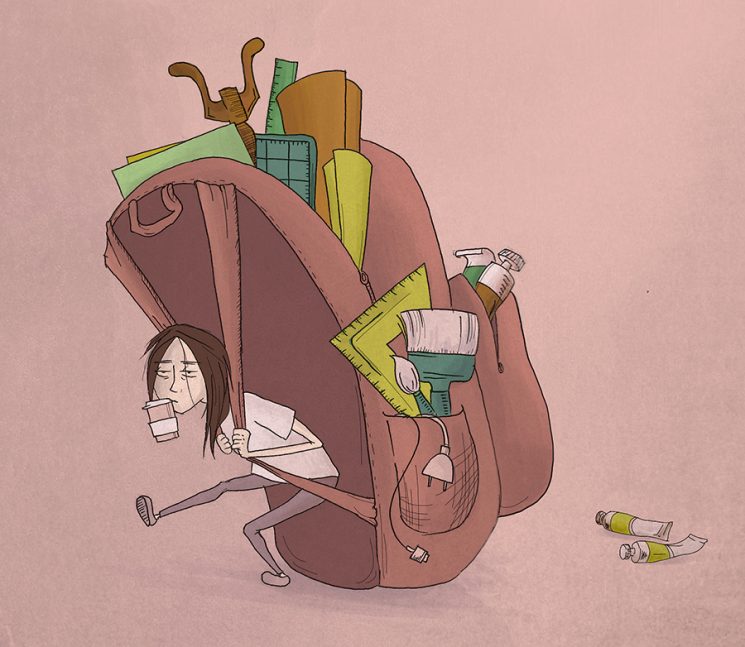 יש גם ימים כאלה. איור: ביאנה זקוטניק.