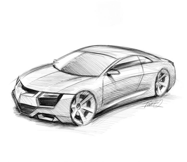 סקיצה בשחור ולבן תמיר מזרחי